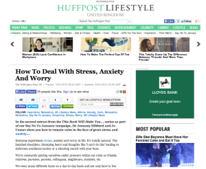 Huff Post stress feature